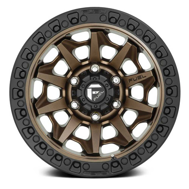 Jantă de Aluminiu, FUEL D696 COVERT, 18x9.0, ET 20, 5x127, 71.5, Negru - EDK.ro