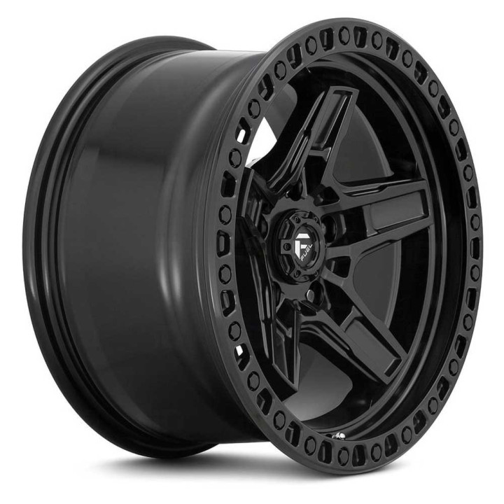 Jantă de Aluminiu, FUEL D697 KICKER, 17x9.0, ET -12, 5x127, 71.5, Negru - EDK.ro