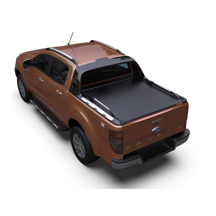 Manual Roll Top Tonneau Bed Cover, Tessera 4x4 SE, Ford Ranger Wildtrak Double Cab 2012 - 2022 - EDK.ro
