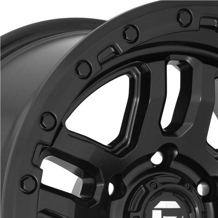 Alloy Wheel, FUEL D700 AMMO, 17x9.0, ET -12, 5x127, 71.5, Black - EDK.ro