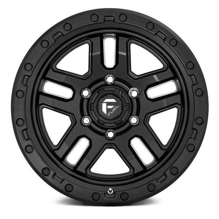 Alloy Wheel, FUEL D700 AMMO, 18x9.0, ET 20, 5x127, 71.5, Black - EDK.ro
