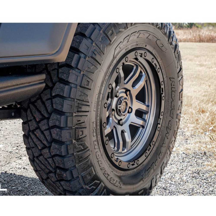 Alloy Wheel, FUEL D701 AMMO, 17x9.0, ET -12, 5x127, 71.5, Black - EDK.ro