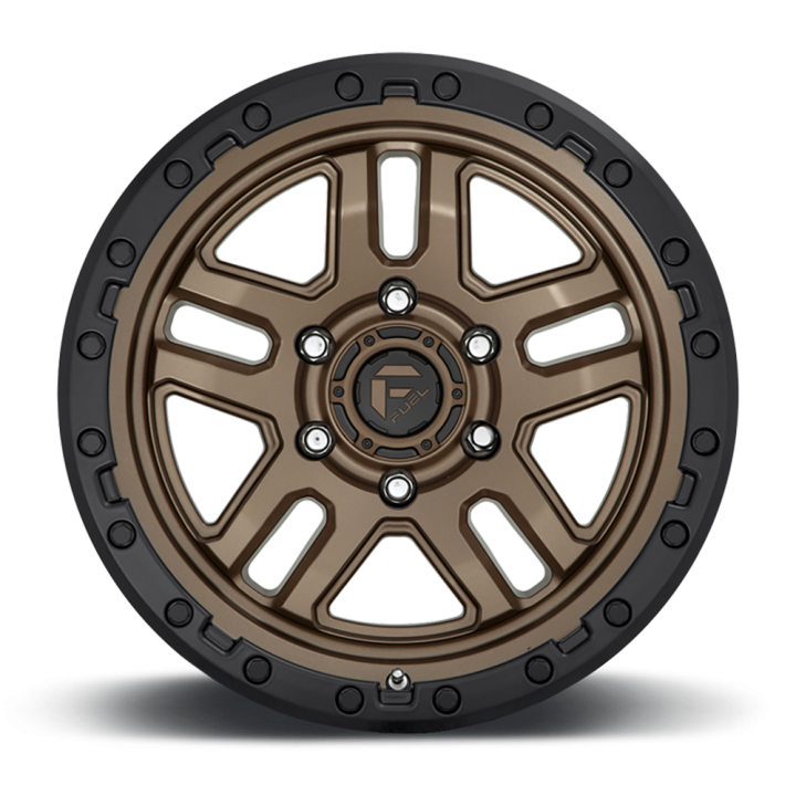 Alloy Wheel, FUEL D702 AMMO, 17x9.0, ET -12, 5x127, 71.5, Black - EDK.ro