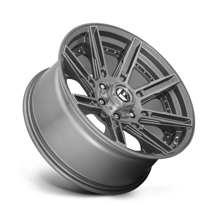 Jantă de Aluminiu, FUEL D710 ROGUE, 20x10.0, ET -18, 5x127, 71.5, Gri Metalizat - EDK.ro