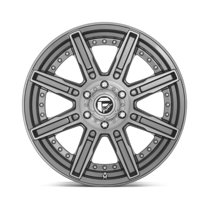 Alloy Wheel, FUEL D710 ROGUE, 20x10.0, ET -18, 5x127, 71.5, Gunmetal - EDK.ro