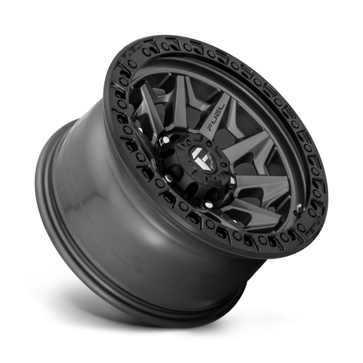 Alloy Wheel, FUEL D716 COVERT, 18x9.0, ET -12, 5x127, 71.5, Black - EDK.ro
