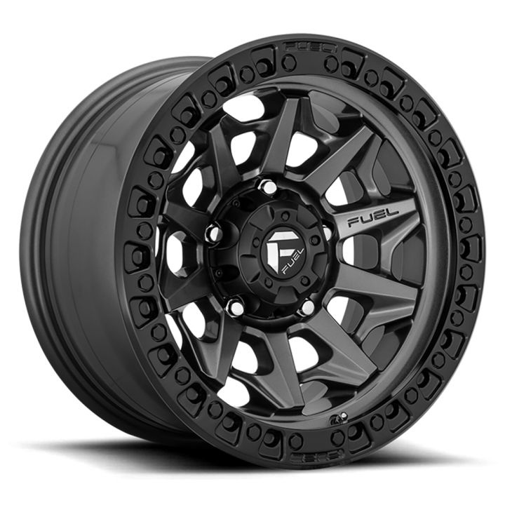 Jantă de Aluminiu, FUEL D716 COVERT, 20x10.0, ET -18, 5x127, 71.5, Negru - EDK.ro