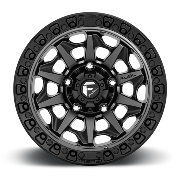 Jantă de Aluminiu, FUEL D716 COVERT, 20x10.0, ET -18, 5x127, 71.5, Negru - EDK.ro