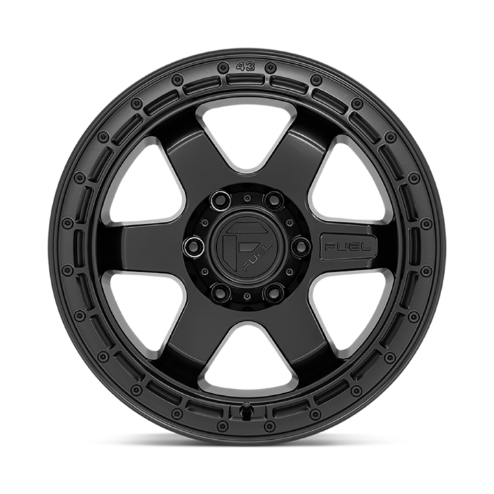 Jantă de Aluminiu, FUEL D750 BLOCK, 18x9.0, ET 1, 5x127, 71.5, Negru - EDK.ro