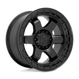 Alloy Wheel, FUEL D750 BLOCK, 18x9.0, ET 20, 5x127, 71.5, Black - EDK.ro