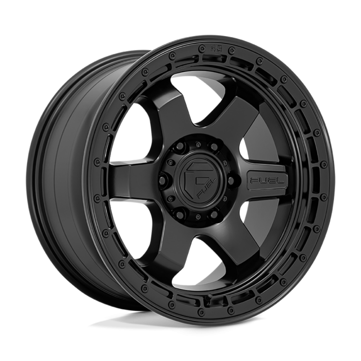 Jantă de Aluminiu, FUEL D750 BLOCK, 18x9.0, ET 20, 5x127, 71.5, Negru - EDK.ro