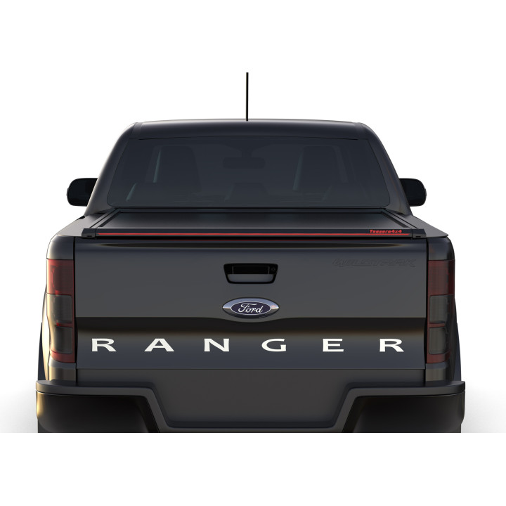 Manual Roll Top Tonneau Bed Cover, Tessera 4x4 SE, Ford Ranger XLT Double Cab 2012 - 2022 - EDK.ro