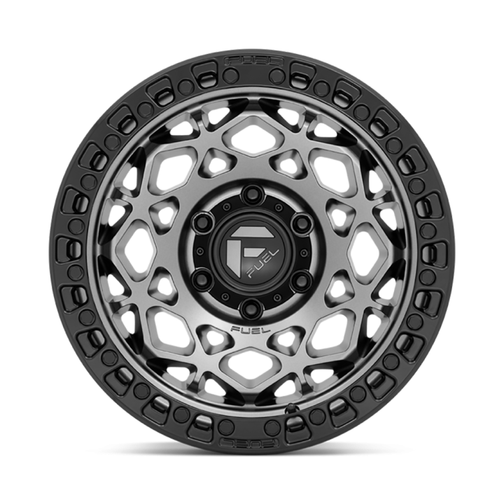 Alloy Wheel, FUEL D784 UNIT, 17x9.0, ET -12, 5x127, 71.5, Black - EDK.ro