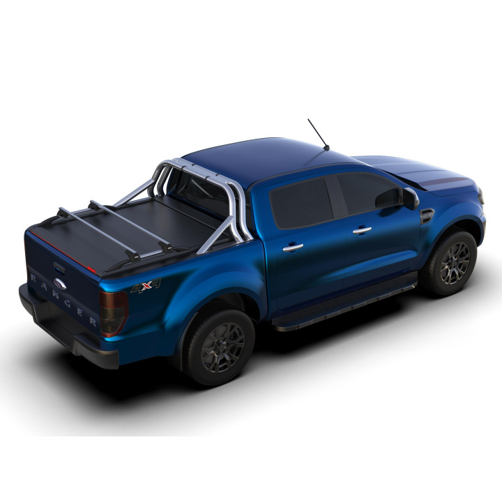 Manual Roll Top Tonneau Bed Cover, Tessera 4x4 SE, Ford Ranger XLT Double Cab 2012 - 2022 - EDK.ro