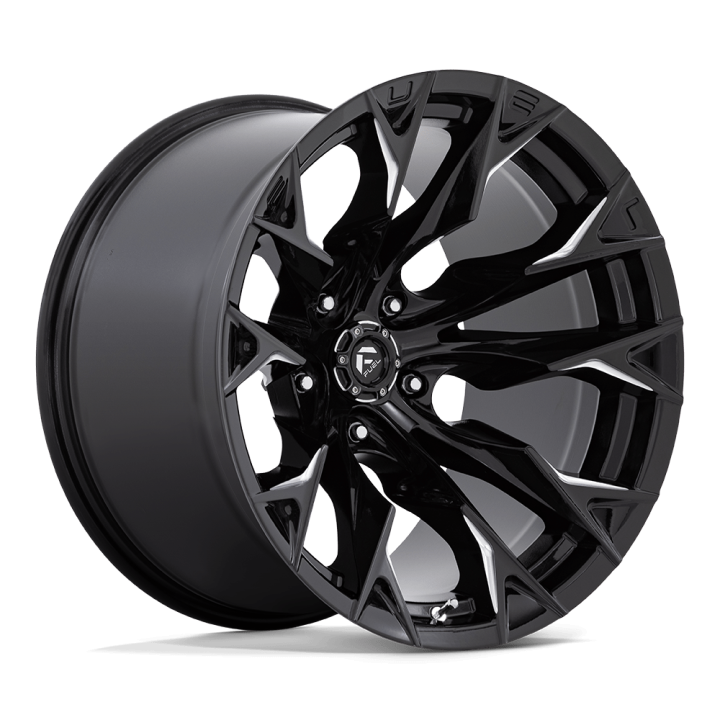 Alloy Wheel, FUEL D803 FLAME, 20x12.0, ET -44, 5x127, 71.5, Black - EDK.ro