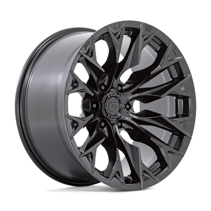 Alloy Wheel, FUEL D804 FLAME, 20x9.0, ET 1, 5x127, 71.5, Black - EDK.ro
