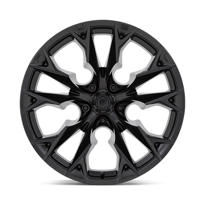 Alloy Wheel, FUEL D804 FLAME, 22x12.0, ET -44, 5x127, 71.5, Black - EDK.ro