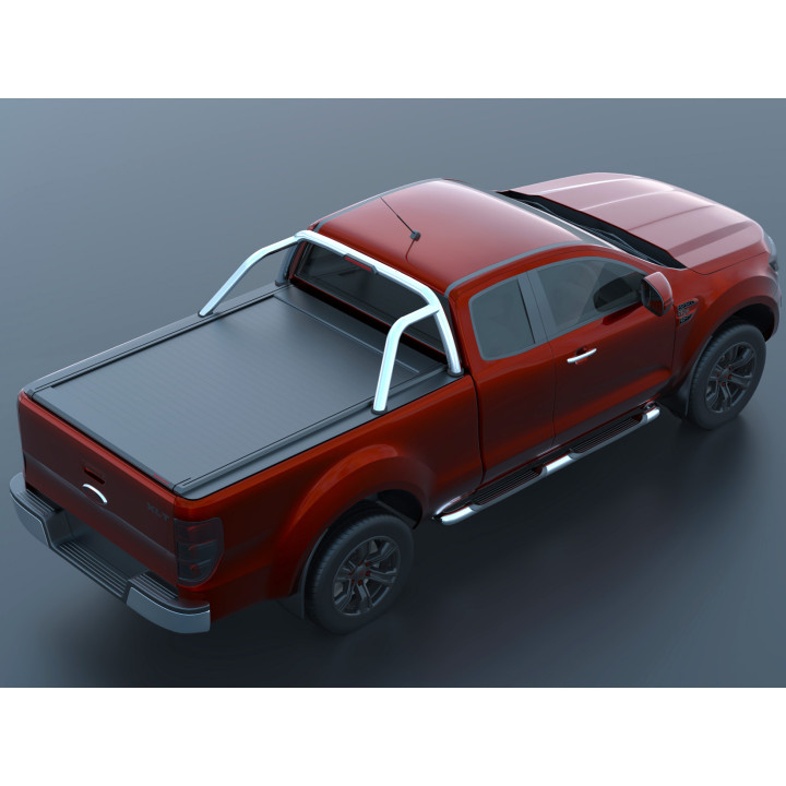Manual Roll Top Tonneau Bed Cover, Tessera 4x4 SE, Ford Ranger Limited Extra Cab 2012 - 2022 - EDK.ro