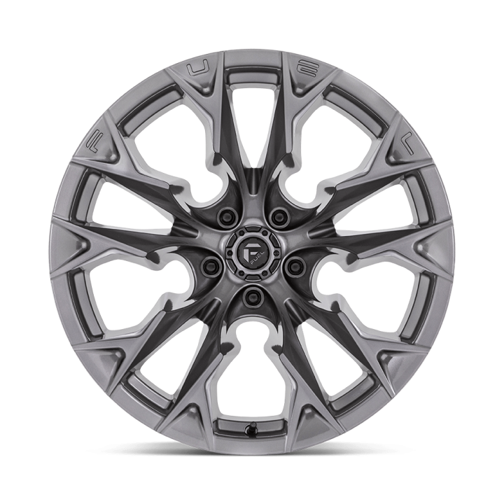Alloy Wheel, FUEL D806 FLAME, 20x12.0, ET -44, 5x127, 71.5, Platinum - EDK.ro