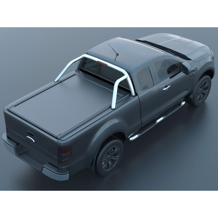 Manual Roll Top Tonneau Bed Cover, Tessera 4x4 SE, Ford Ranger Limited Extra Cab 2012 - 2022 - EDK.ro