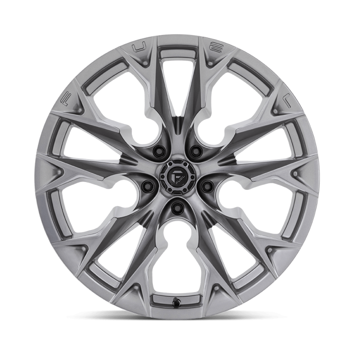 Alloy Wheel, FUEL D806 FLAME, 22x12.0, ET -44, 5x127, 71.5, Platinum - EDK.ro