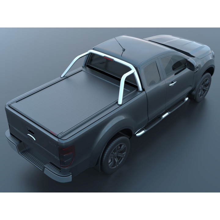 Manual Roll Top Tonneau Bed Cover, Tessera 4x4 SE, Ford Ranger Limited Extra Cab 2012 - 2022 - EDK.ro