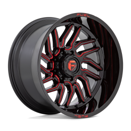 Alloy Wheel, FUEL D808 HURRICANE, 20x10.0, ET -18, 5x127, 71.5, Black - EDK.ro