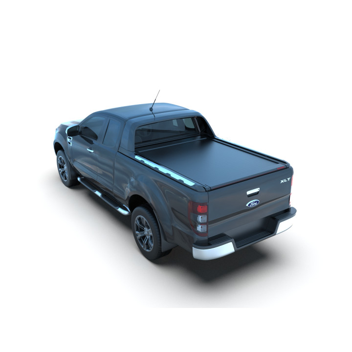 Manual Roll Top Tonneau Bed Cover, Tessera 4x4 SE, Ford Ranger Wildtrak Extra Cab 2012 - 2022 - EDK.ro