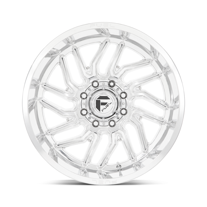 Alloy Wheel, FUEL D809 HURRICANE, 22x12.0, ET -44, 5x127, 71.5, Polished - EDK.ro