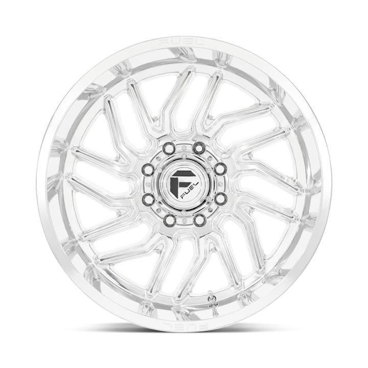 Jantă de Aluminiu, FUEL D809 HURRICANE, 24x12.0, ET -44, 5x127, 71.5, Lustruit - EDK.ro