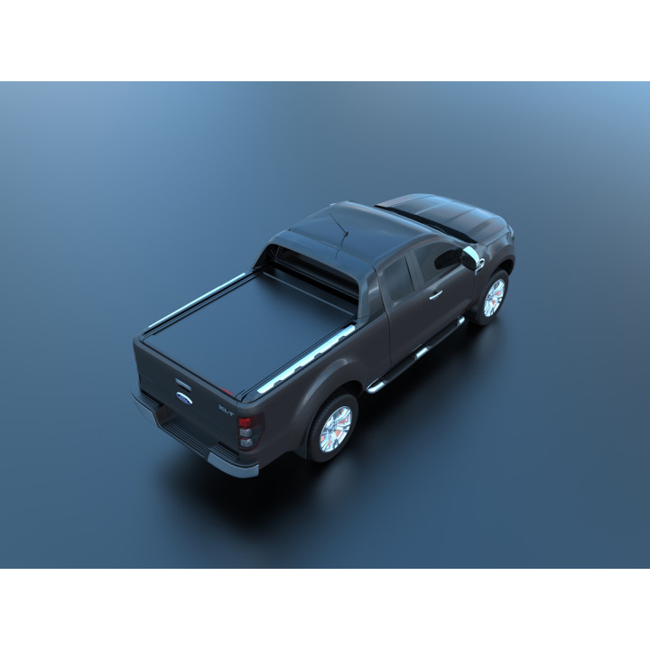 Manual Roll Top Tonneau Bed Cover, Tessera 4x4 SE, Ford Ranger Wildtrak Extra Cab 2012 - 2022 - EDK.ro