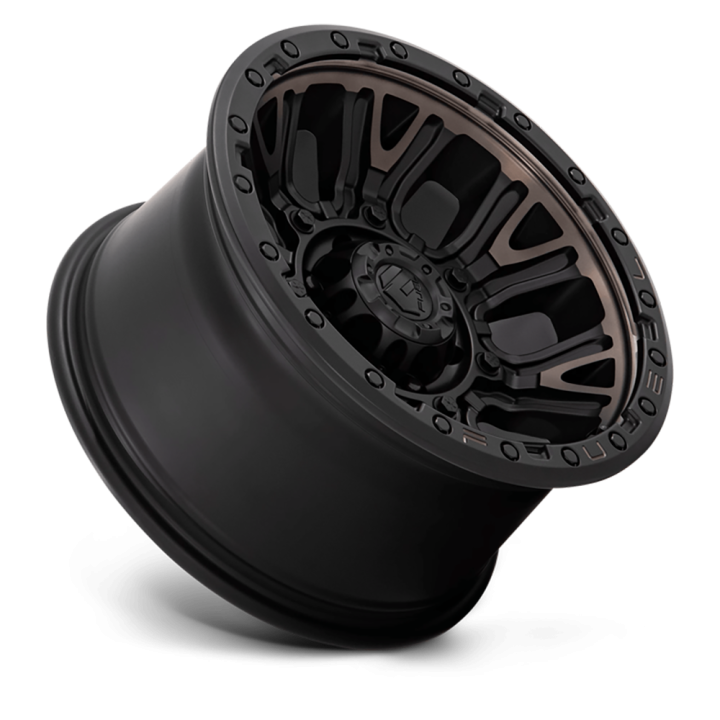 Jantă de Aluminiu, FUEL D824 TRACTION, 17x9.0, ET 1, 5x127, 71.5, Negru - EDK.ro
