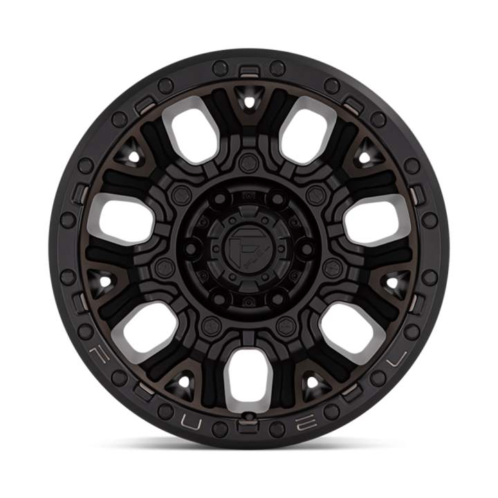 Jantă de Aluminiu, FUEL D824 TRACTION, 17x9.0, ET 1, 5x127, 71.5, Negru - EDK.ro