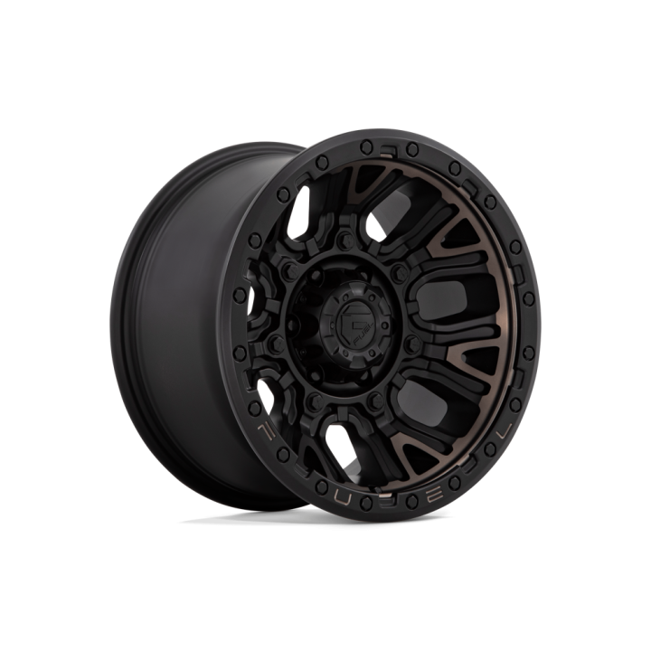 Jantă de Aluminiu, FUEL D824 TRACTION, 17x9.0, ET -12, 5x127, 71.5, Negru - EDK.ro