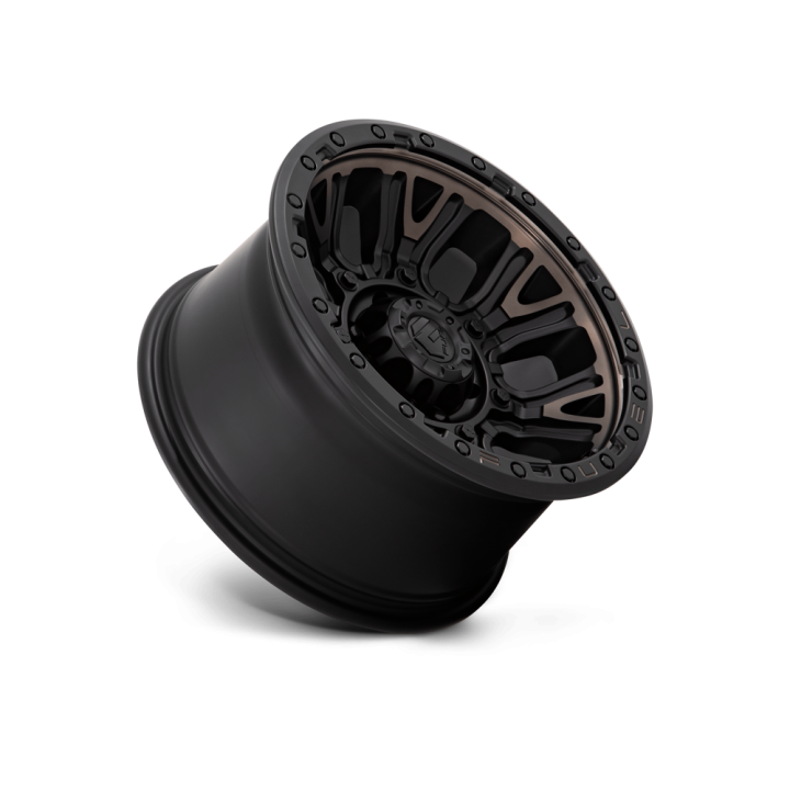 Jantă de Aluminiu, FUEL D824 TRACTION, 17x9.0, ET -12, 5x127, 71.5, Negru - EDK.ro