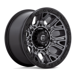 Alloy Wheel, FUEL D825 TRACTION, 20x9.0, ET 1, 5x127, 71.5, Black - EDK.ro