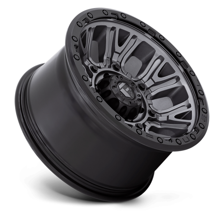 Alloy Wheel, FUEL D825 TRACTION, 20x9.0, ET 1, 5x127, 71.5, Black - EDK.ro