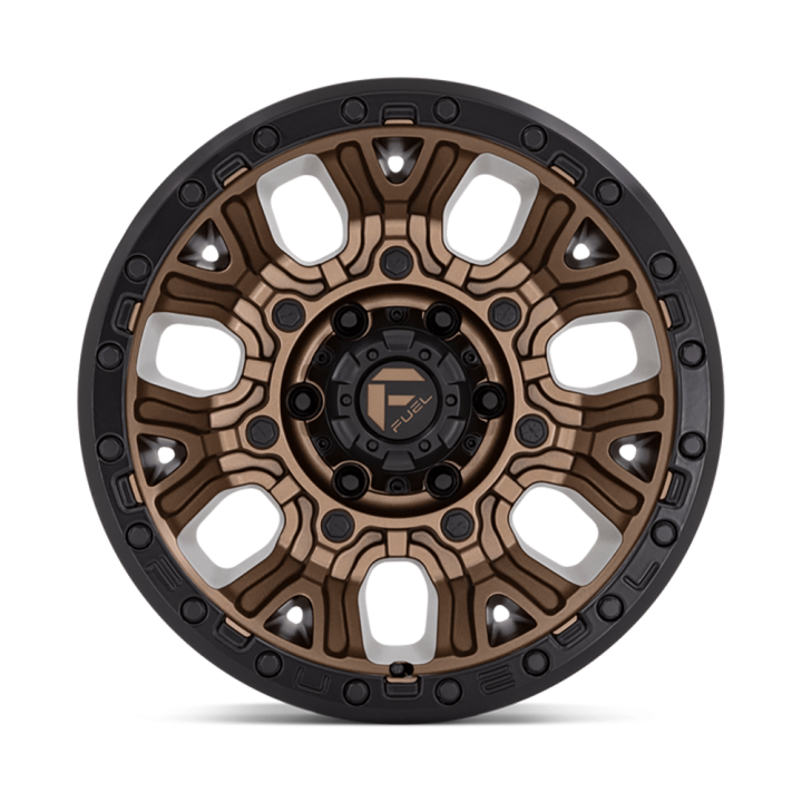 Alloy Wheel, FUEL D826 TRACTION, 17x9.0, ET -12, 5x127, 71.5, Black - EDK.ro
