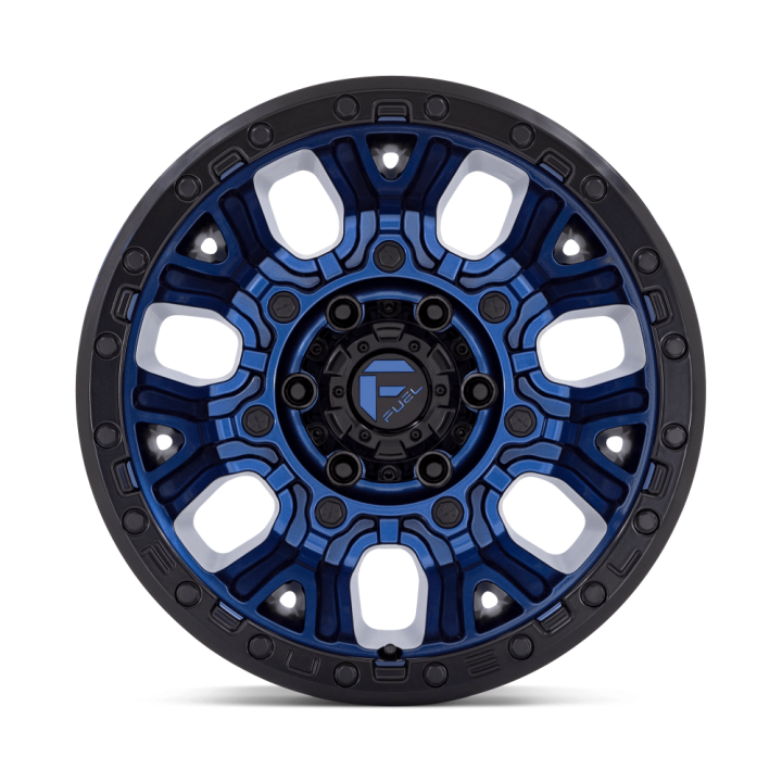 Alloy Wheel, FUEL D827 TRACTION, 17x9.0, ET -12, 5x127, 71.5, Black - EDK.ro
