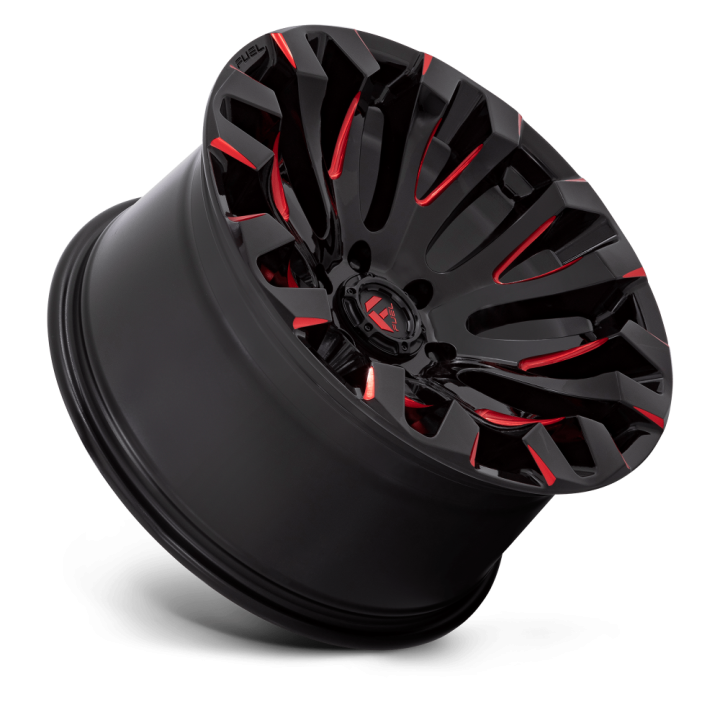 Alloy Wheel, FUEL D829 QUAKE, 20x9.0, ET 1, 5x127, 71.5, Black - EDK.ro