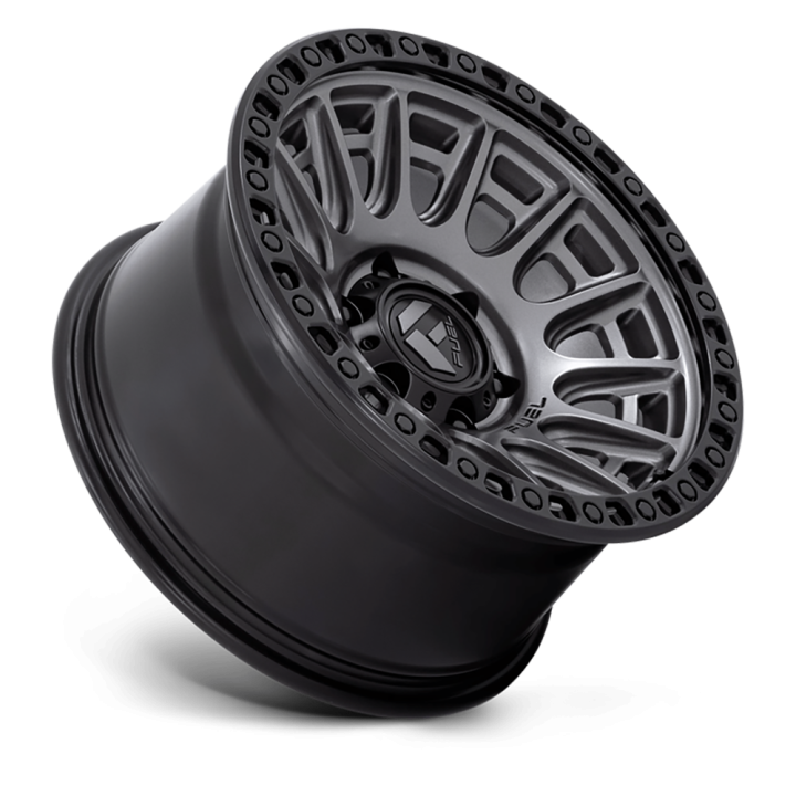 Alloy Wheel, FUEL D835 CYCLE, 17x9.0, ET -12, 5x127, 71.5, Black - EDK.ro