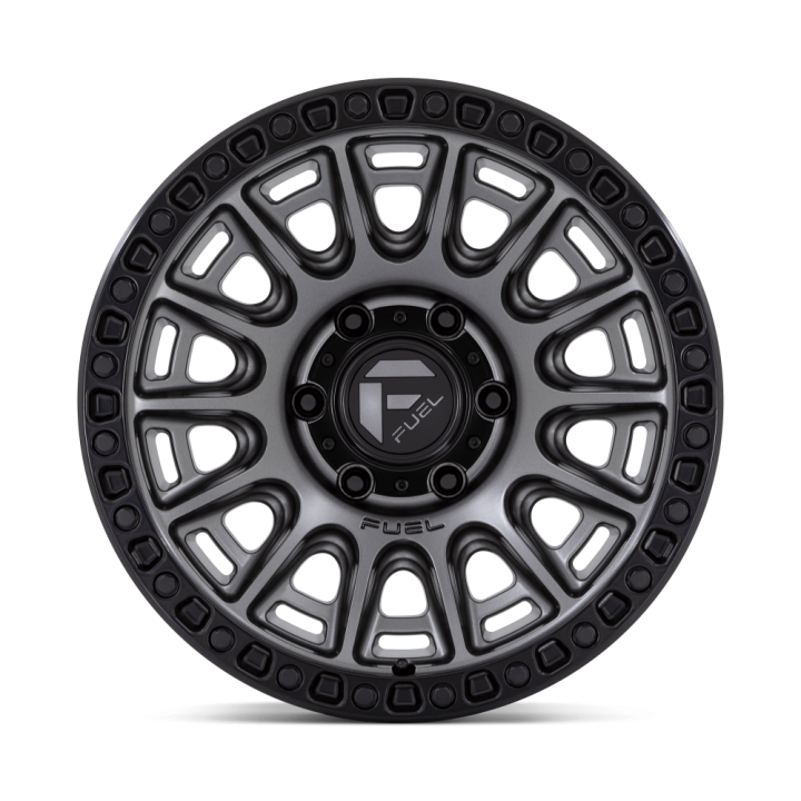 Alloy Wheel, FUEL D835 CYCLE, 17x9.0, ET 1, 5x127, 71.5, Black - EDK.ro