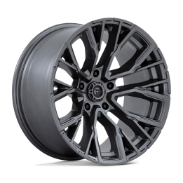 Alloy Wheel, FUEL D848 REBAR, 20x10.0, ET -18, 5x127, 71.5, Gunmetal - EDK.ro
