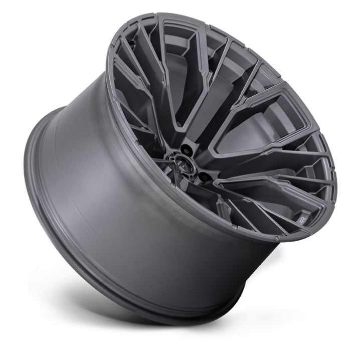 Alloy Wheel, FUEL D848 REBAR, 22x12.0, ET -44, 5x127, 71.5, Gunmetal - EDK.ro