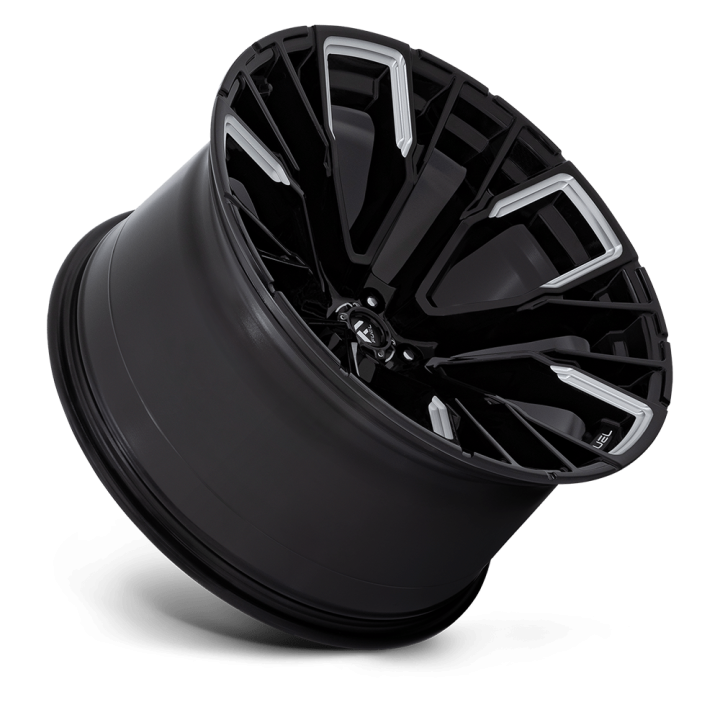 Alloy Wheel, FUEL D849 REBAR, 22x12.0, ET -44, 5x127, 71.5, Black - EDK.ro