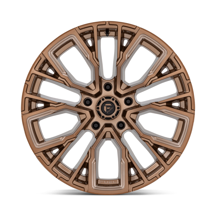 Alloy Wheel, FUEL D850 REBAR, 20x10.0, ET -18, 5x127, 71.5, Bronze - EDK.ro