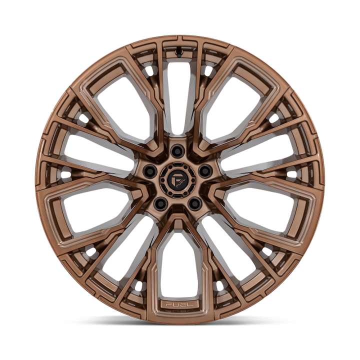 Alloy Wheel, FUEL D850 REBAR, 22x12.0, ET -44, 5x127, 71.5, Bronze - EDK.ro