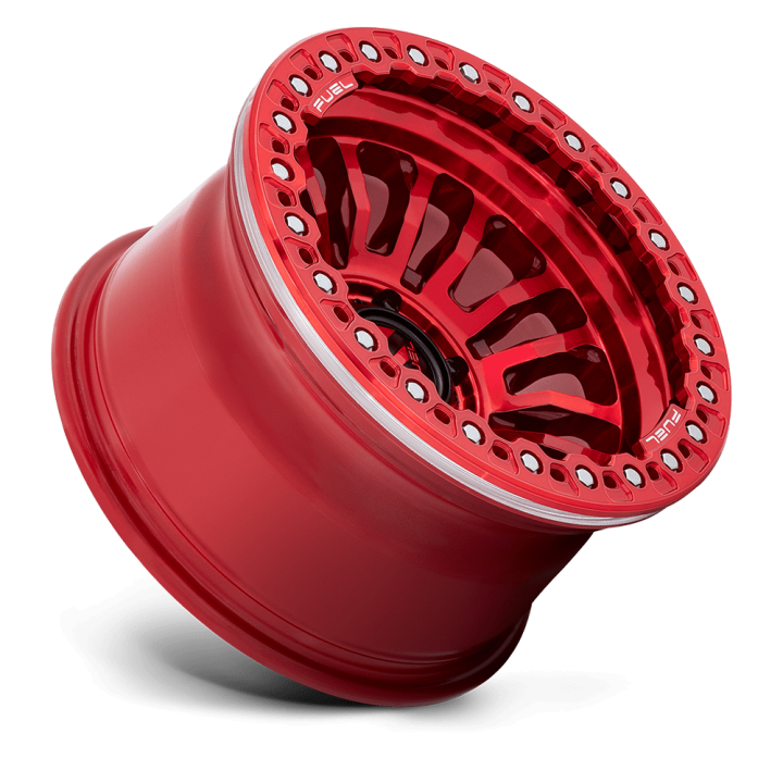 Alloy Wheel, FUEL FC125 RINCON Beadlock, 17x9.0, ET -38, 5x127, 71.5, Red - EDK.ro