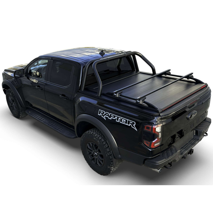 Manual Roll Top Tonneau Bed Cover, Tessera 4x4 SE, Ford Ranger Limited Double Cab 2023 - Present - EDK.ro