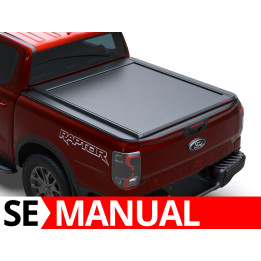 Manual Roll Top Tonneau Bed Cover, Tessera 4x4 SE, Ford Ranger Raptor Double Cab 2023 - Present - EDK.ro